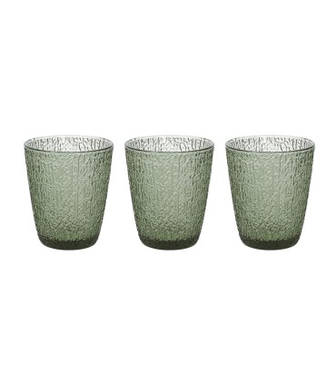 JUEGO 3 VASOS DAVOR VERDE