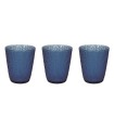 JUEGO 3 VASOS DAVOR AZUL