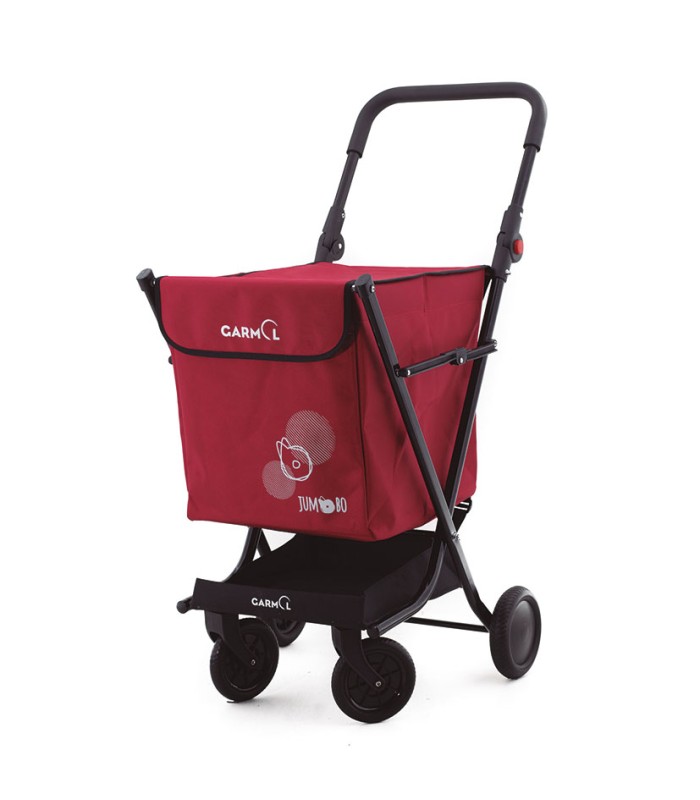 CARRO COMPRA JUMBO ROJO GARMOL