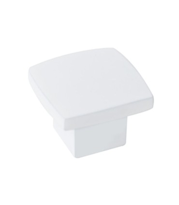 POMO ZAMAK 15 MM BLANCO MATE