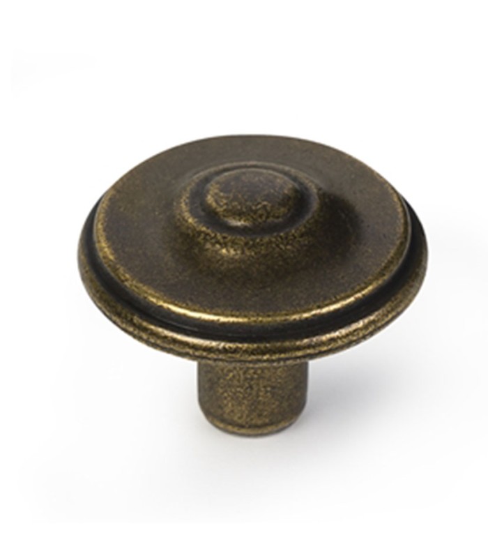 POMO ZAMAK 28 MM CUERO VIBRO