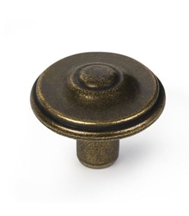 POMO ZAMAK 28 MM CUERO VIBRO