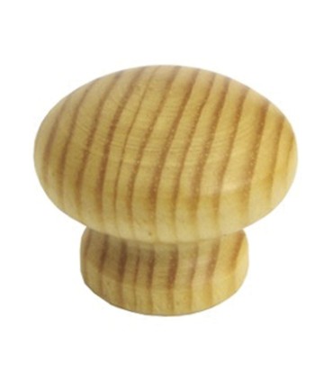 POMO DE 35 PINO LACADO NATURAL