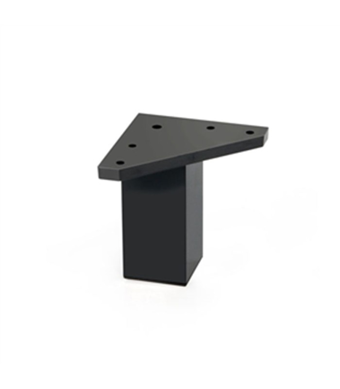 PATA CUADRADA ABS 40xh60 MM.NEGRO