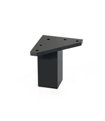 PATA CUADRADA ABS 40xh60 MM.NEGRO