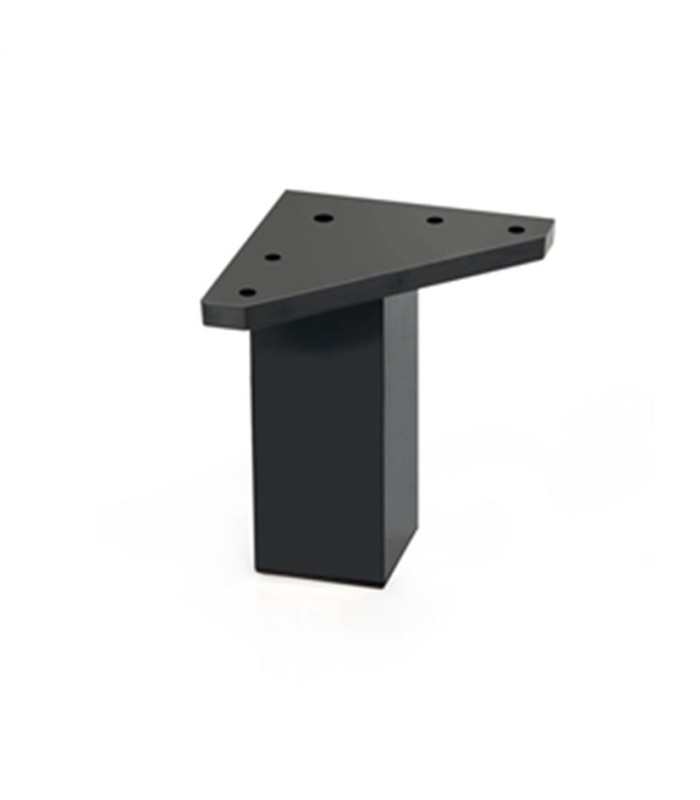 PATA CUADRADA ABS 40xh80 MM.NEGRO