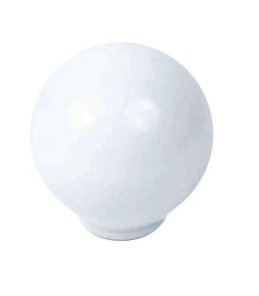 POMO BOLA ABS 29 MM BLANCO  BRILLO