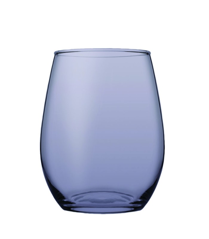 VASO CRISTAL AMBER 350CC. 6 UN. PÚRPURA