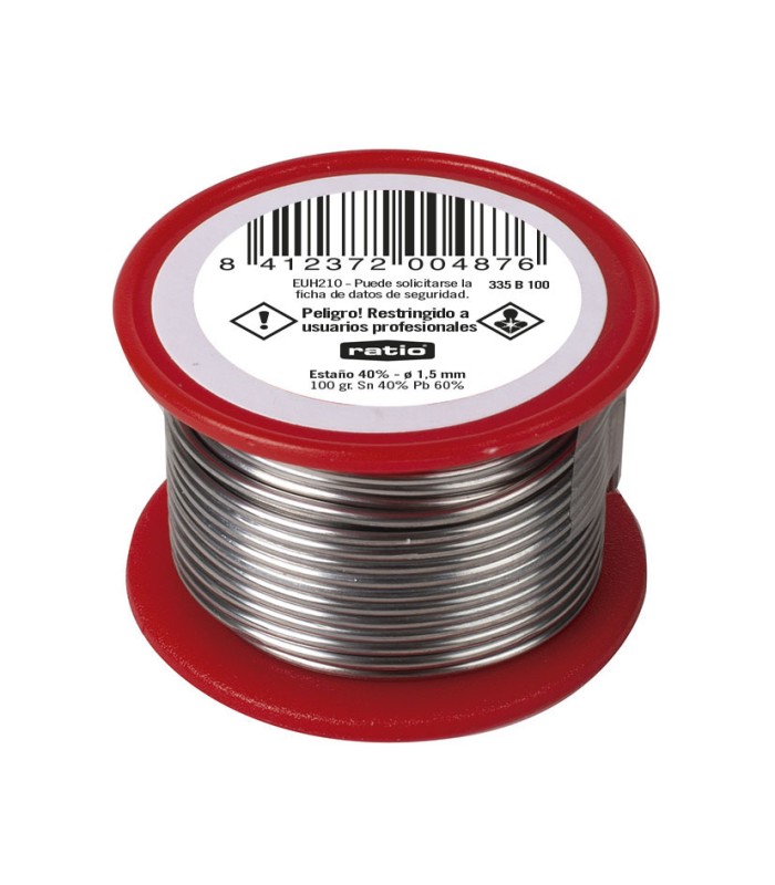 ESTAÑO  40% 1,5MM.100GR.