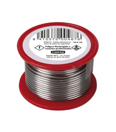 ESTAÑO  40% 1,5MM.100GR.