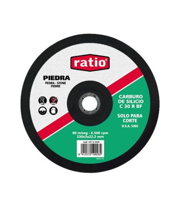 DISCO CORTE C.SILICIO 230X3X22RATIO