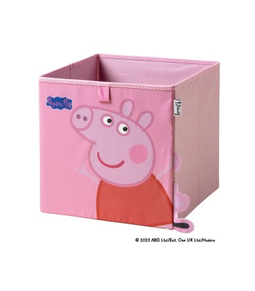 CAJA ORDENACION PEPPA BAILANDO 33X33CM.