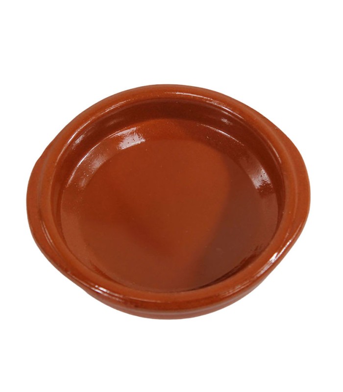 CAZUELA BARRO CLASICA C/ASAS 13 CM.
