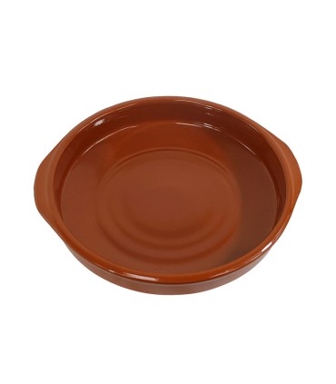 CAZUELA BARRO CLASICA C/ASAS 32 CM.