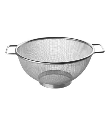 ESCURRIDOR INOX. C/BASE Y ASAS 20 CM. FM