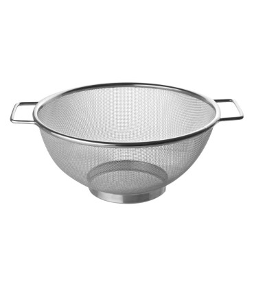 ESCURRIDOR INOX. C/BASE Y ASAS 26 CM. FM
