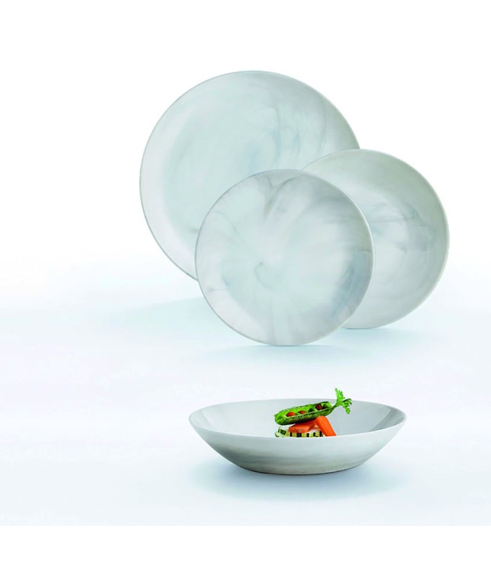 VAJILLA 18 PZAS. DIWALI GRANIT MARBRE LU