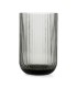VASO VIDRIO GRIS FOSIL 6 UNIDADES 46 CL.