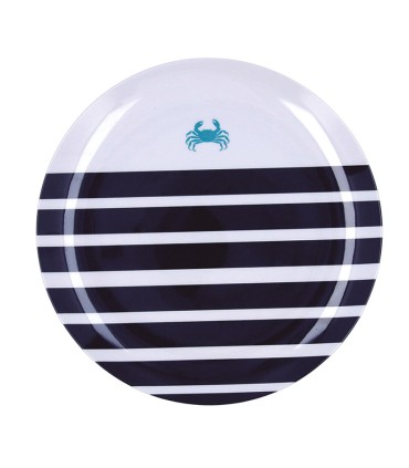 MELAMINA ATLANTIC QD. PLATO LLANO 25CM.