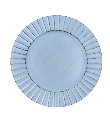 BAJO PLATO 33CM.ANTIQUE GRIS HABITAT QD