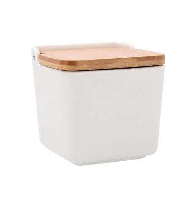 SALERO PORCELANA BLANCO 12X12 CM.