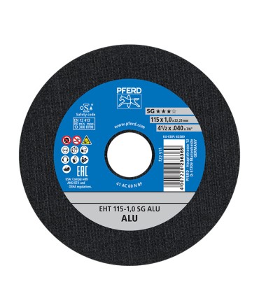DISCO C.ALUMIN.EHT 115-1,0 A60 N SG ALU