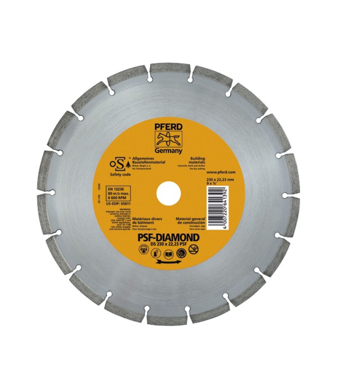 DISCO DIAMANTE SEGMENT.DS 115-22,2 PSF