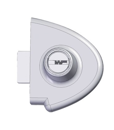 CERRADURA PUERTA CRISTAL HOJAS COD.359