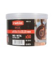 50 DISCOS CORTE INOX BASIC 115MM.RATIO