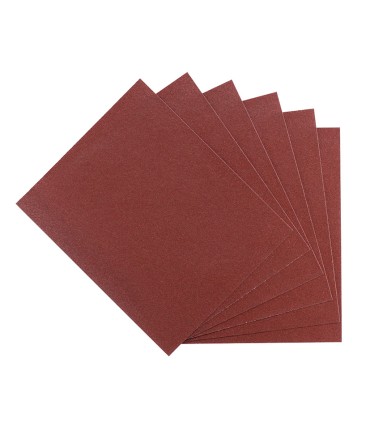 6 HOJAS PAPEL LIJA  230X280 SURTIDO RAT
