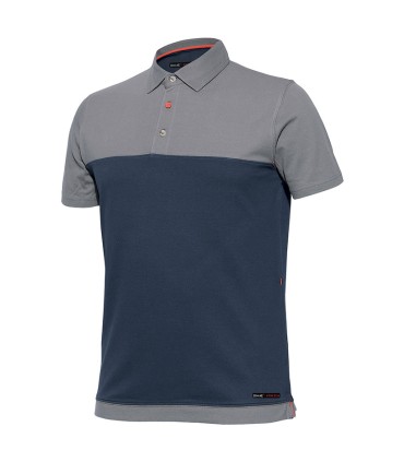 POLO MANGA CORTA ALGODON COLOR AZ. T/XXL