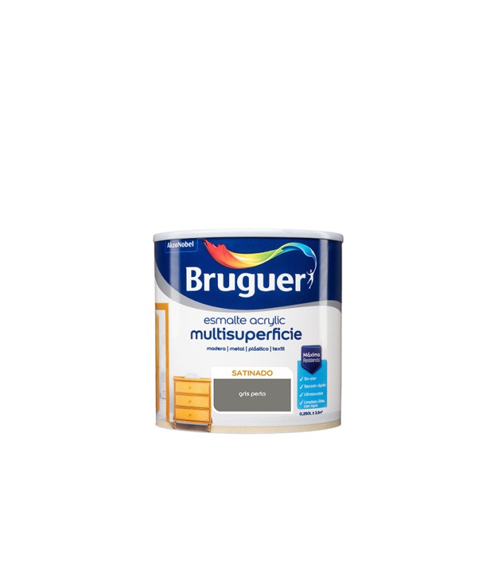 ESM ACRYL MULT BRUG SAT GRIS PERLA 250ML