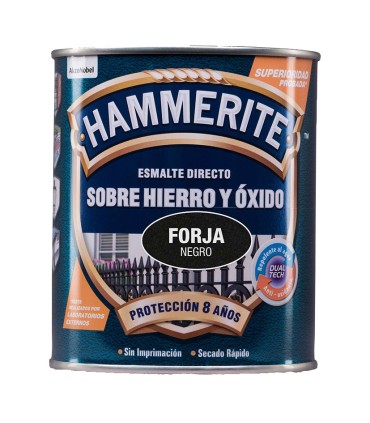 HAMMERITE ESMALTE FORJA NEGRO 750ML