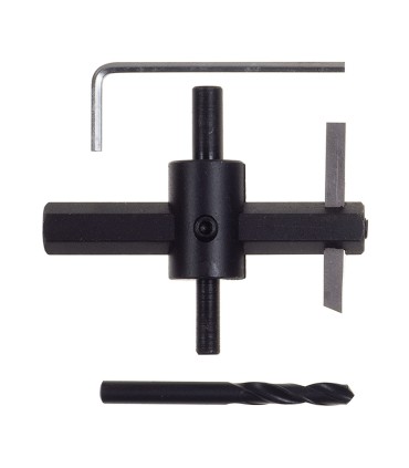 CORTACIRCULOS Ø20/123MM.CON BROCA HSS Ø6