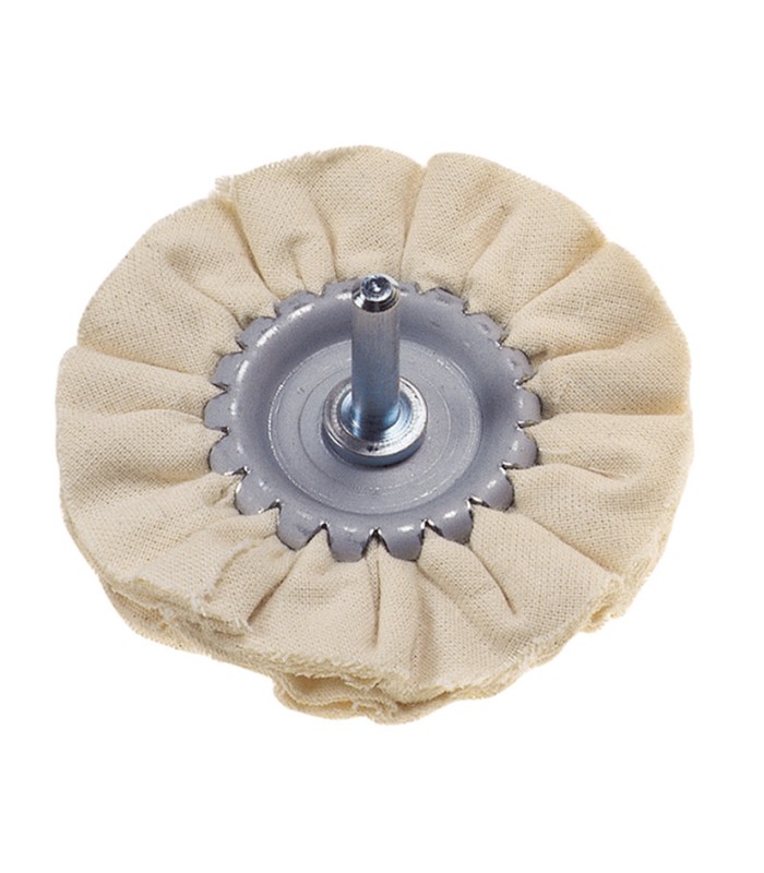 DISCO DE TELA Ø80MM.CON VASTAGO 6MM.