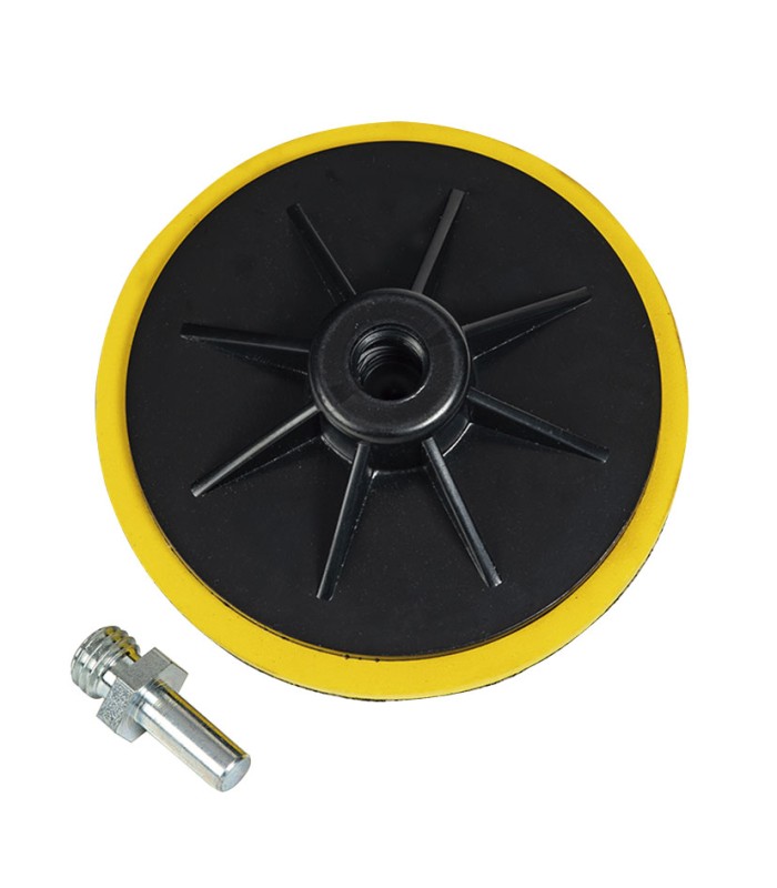 PLATO AUTOGRIP 125MM. M14 INCLUY.EJE Ø10