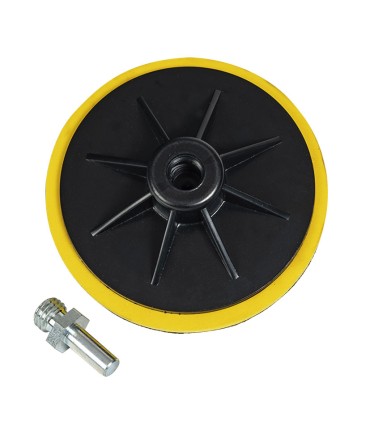 PLATO AUTOGRIP 125MM. M14 INCLUY.EJE Ø10