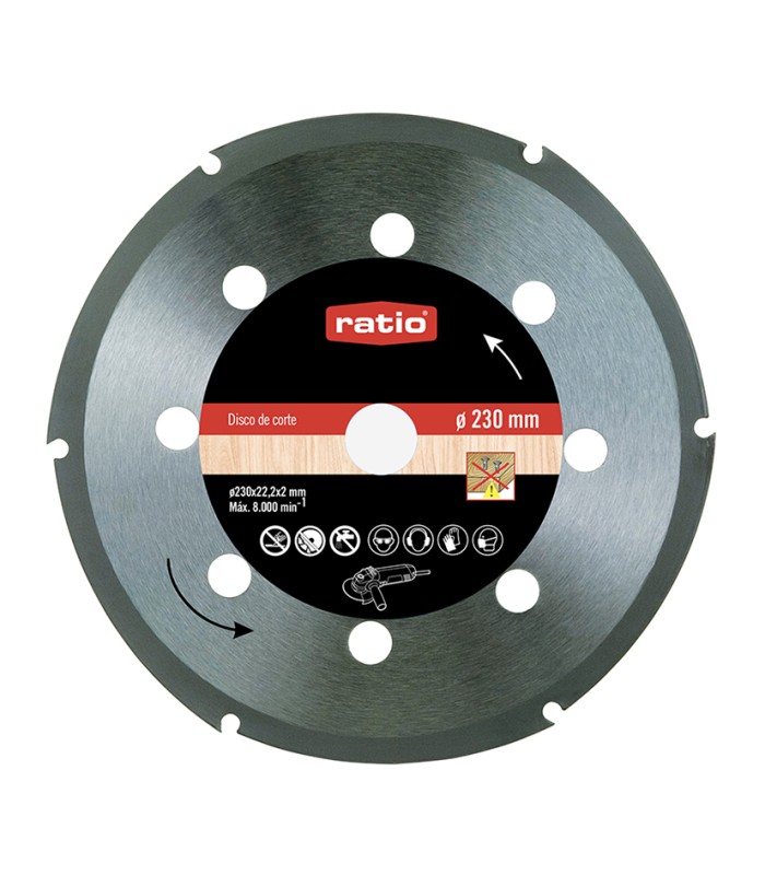 DISCO CORTE P/MADERA 230X2,0X22,2 RATIO