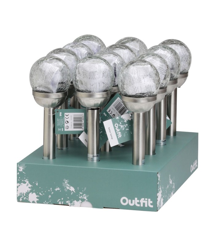 LAMPARA SOLAR PACK 12UN