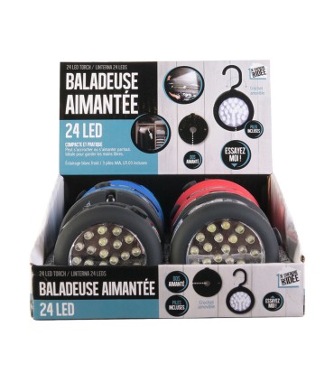 DISPLAY 8UN LAMPARA LED C/GANCHO