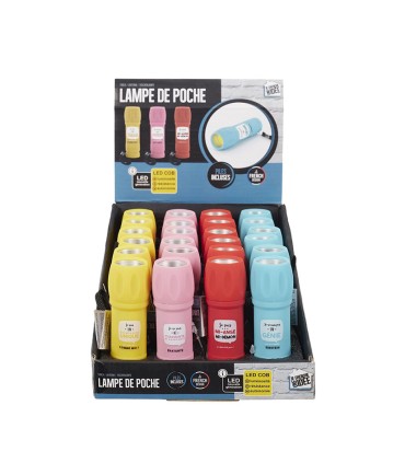 DISPLAY 24UN LINTERNA LED VARIOS COLORES