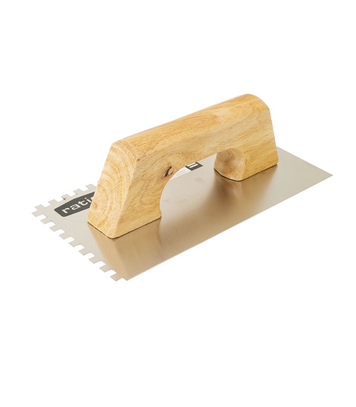 LLANA RECTANGULAR INOX.DENTADA 130X270MM