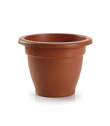MACETA PLÁSTICO Ø 20 CM.TERRACOTA.