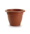 MACETA PLÁSTICO Ø 20 CM.TERRACOTA.
