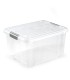 CAJA PLAST. 16L. PLATA 40X30X21 CM.