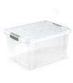 CAJA PLAST. 16L. PLATA 40X30X21 CM.