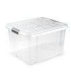 CAJA PLAST. 25L. PLATA 42X36X25 CM.