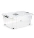 CAJA PLAST. 36L. PLATA 59X40X25 CM.