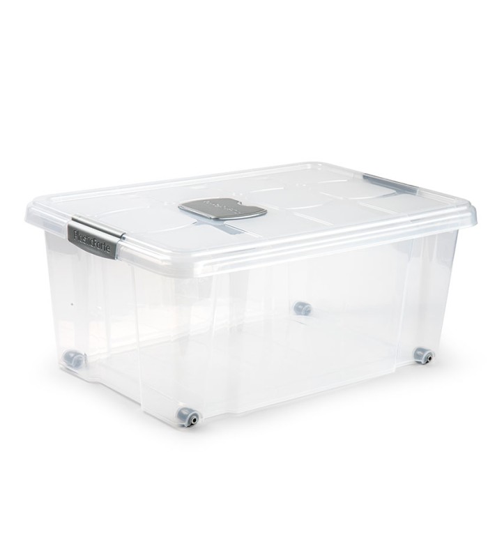 CAJA PLAST. 36L. PLATA 59X40X25 CM.