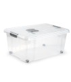 CAJA PLAST. 36L. PLATA 59X40X25 CM.